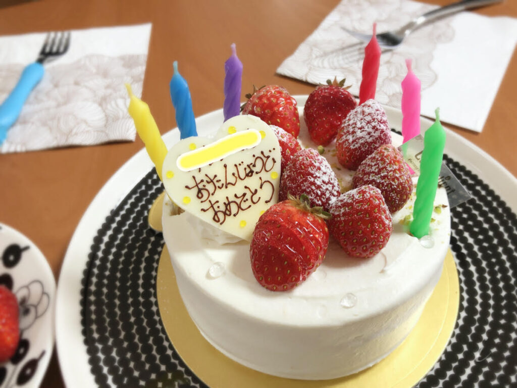 コクリコ　誕生日ケーキ