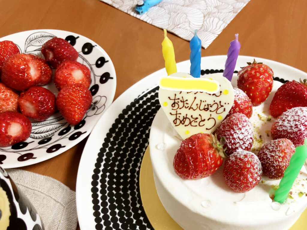 コクリコ　誕生日ケーキ