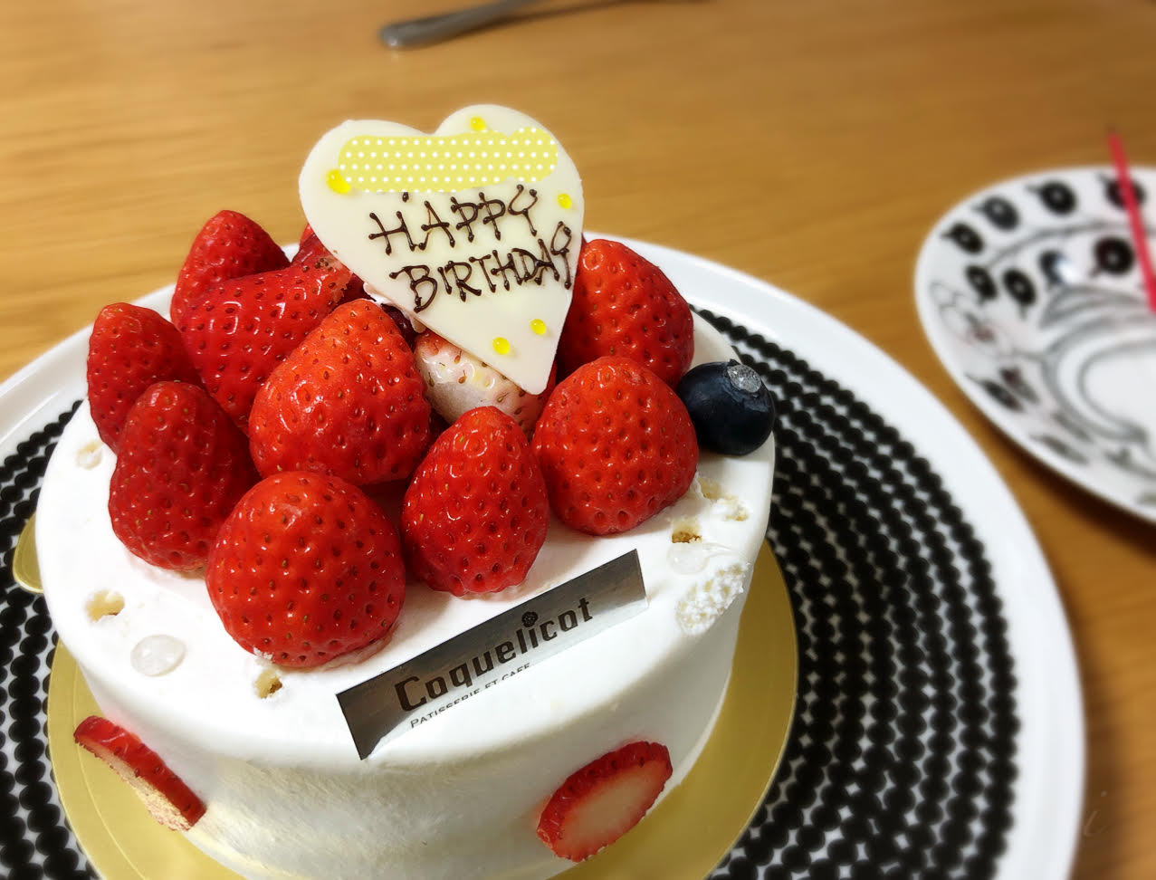 コクリコ　誕生日ケーキ